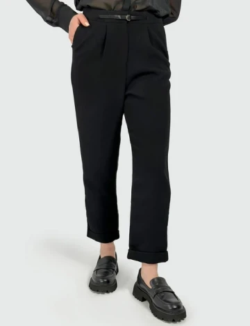 Pantaloni Pull&Bear, negru