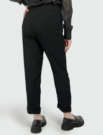 Pantaloni Pull&Bear, negru