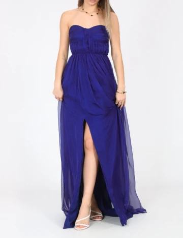 Rochie lunga Bershka, albastru