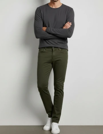 Pantaloni Bershka, verde