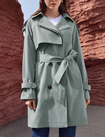 Trench Ziai, verde Verde