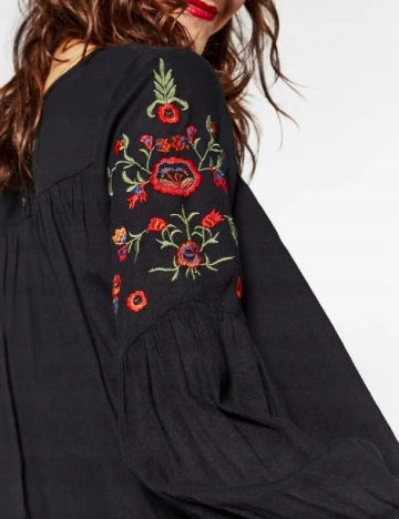 Rochie scurta Zara, negru Negru