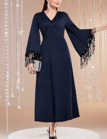 Rochie medie SHEIN, bleumarin Albastru