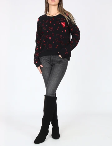 Bluza Pull&Bear, negru