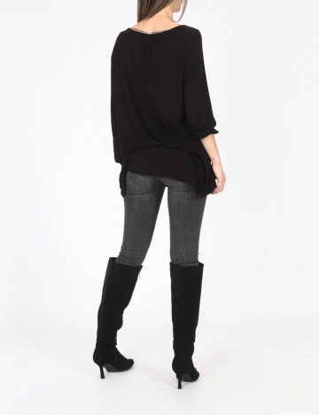 Bluza Pull&Bear, negru