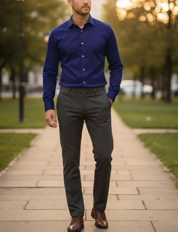 
						Camasa Zara, albastru