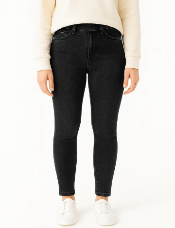 Blugi Pull&Bear, negru Negru
