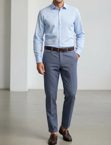 Pantaloni Zara, albastru