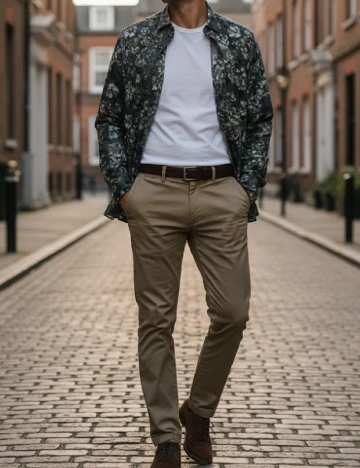 Camasa Zara, verde Verde