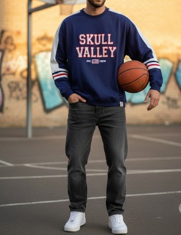 
						Bluza Pull&Bear, bleumarin