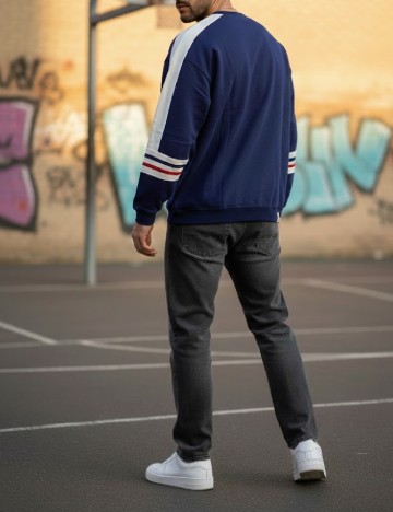 Bluza Pull&Bear, bleumarin