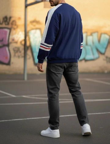 Bluza Pull&Bear, bleumarin