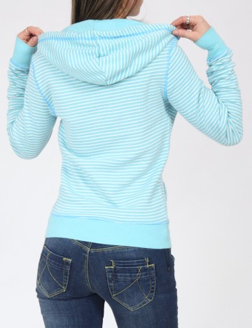 Hanorac Zara, albastru/alb