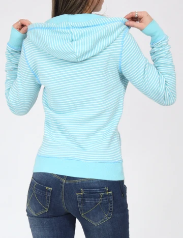 Hanorac Zara, albastru/alb