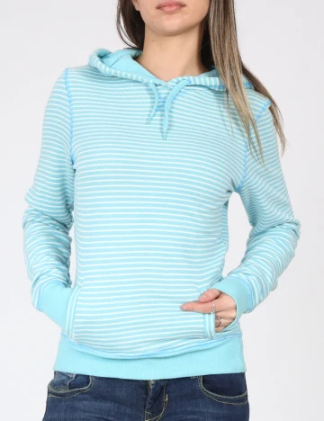 Hanorac Zara, albastru/alb