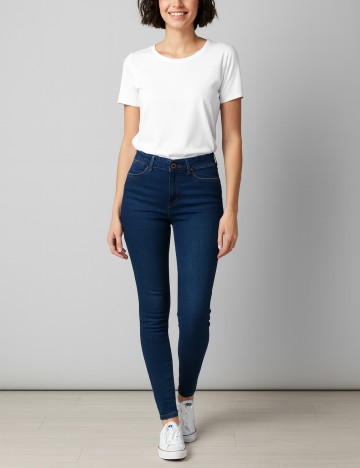 
						Blugi Pull&Bear, albastru