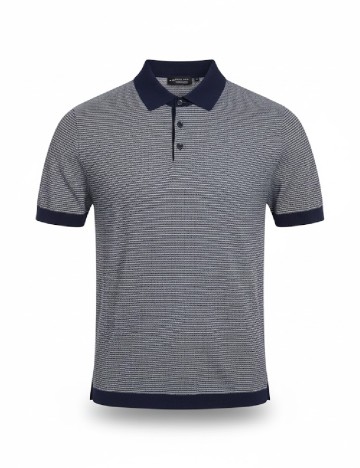 Tricou Zara, bleumarin/alb