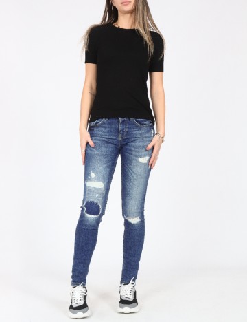 
						Blugi Pull&Bear, albastru