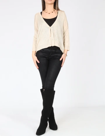 Bluza Zara, crem Crem