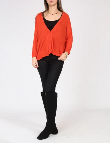 Cardigan Zara, portocaliu