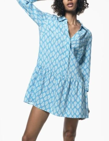 Rochie scurta Zara, albastru