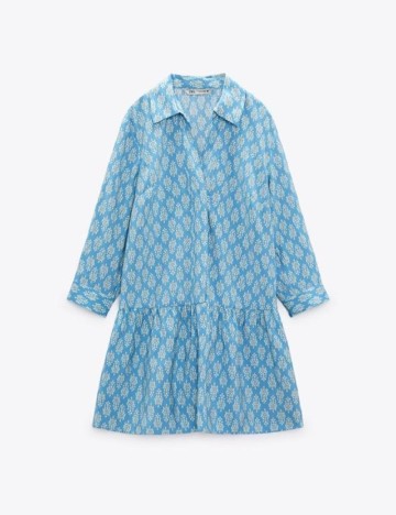 Rochie scurta Zara, albastru
