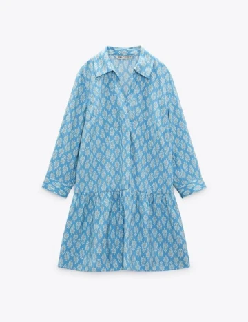 Rochie scurta Zara, albastru