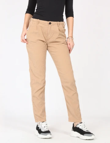 Pantaloni Zara, maro deschis