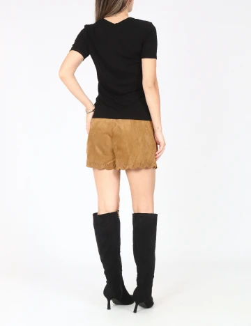 Pantaloni scurti Zara, maro