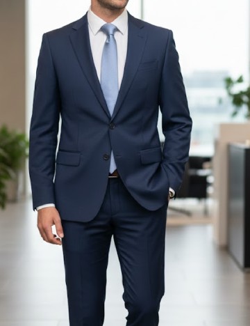 
						Cravata Zara, albastru