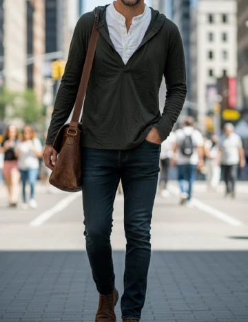 Hanorac Zara, verde inchis