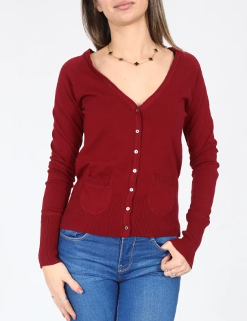 Cardigan Zara, rosu