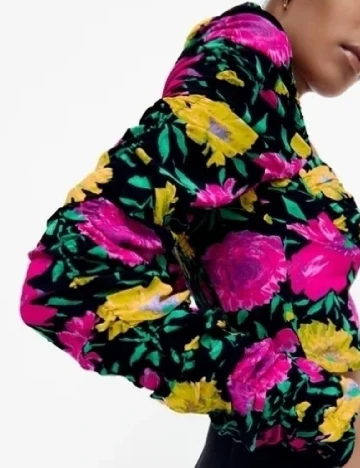 Top Zara, floral print