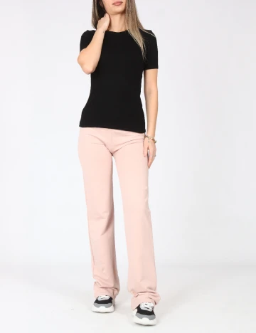 Pantaloni Zara, roz pal