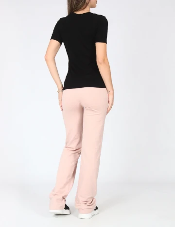 Pantaloni Zara, roz pal