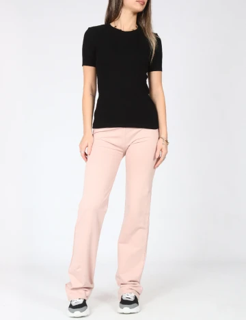 Pantaloni Zara, roz pal