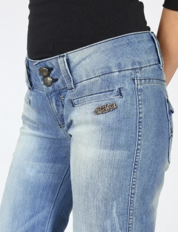 Blugi Bershka, albastru