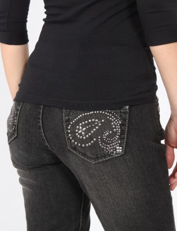 Blugi Zara, gri inchis