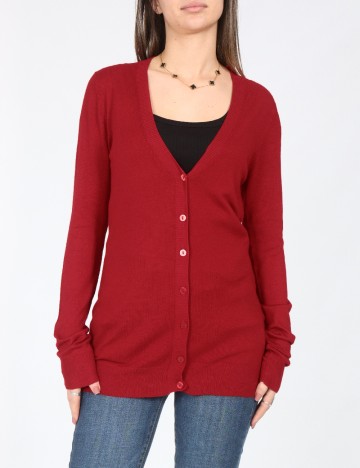 Cardigan Zara, rosu