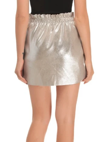 Fusta Zara, argintiu