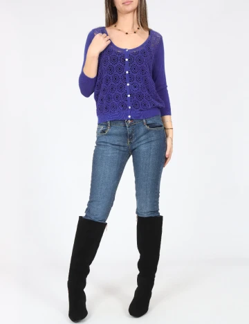 Cardigan Zara, albastru Albastru