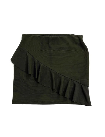 Fusta Zara, kaki Verde