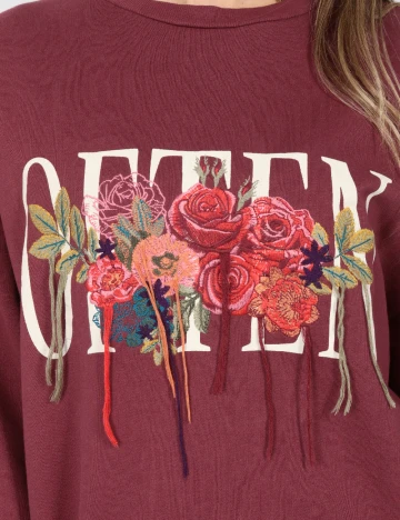 Bluza Pull&Bear, roz pudra