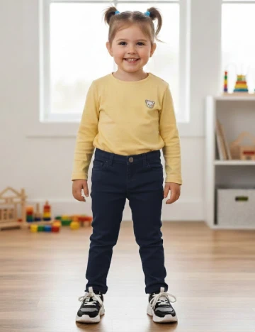 Pantaloni Zara, bleumarin