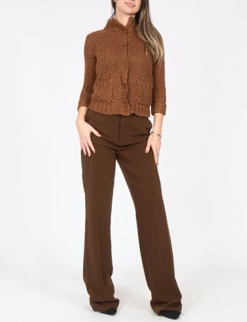 Pantaloni Zara, maro Maro