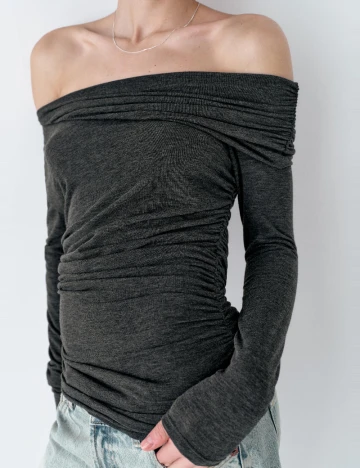 Bluza Zara, gri inchis