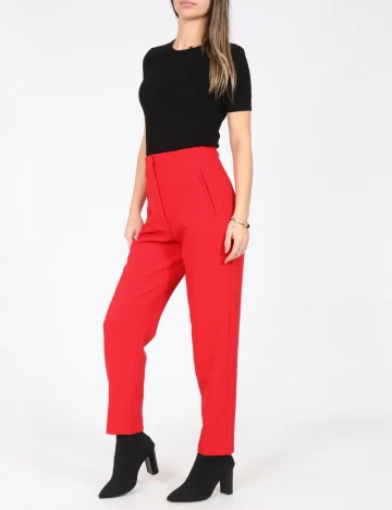 Pantaloni Zara, rosu Rosu