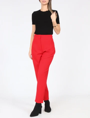 Pantaloni Zara, rosu Rosu