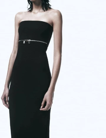 Rochie medie Zara, negru Negru