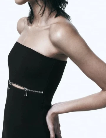 Rochie medie Zara, negru Negru